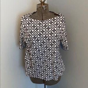 Charter Club Pima Cotton Boat Neck T 1X